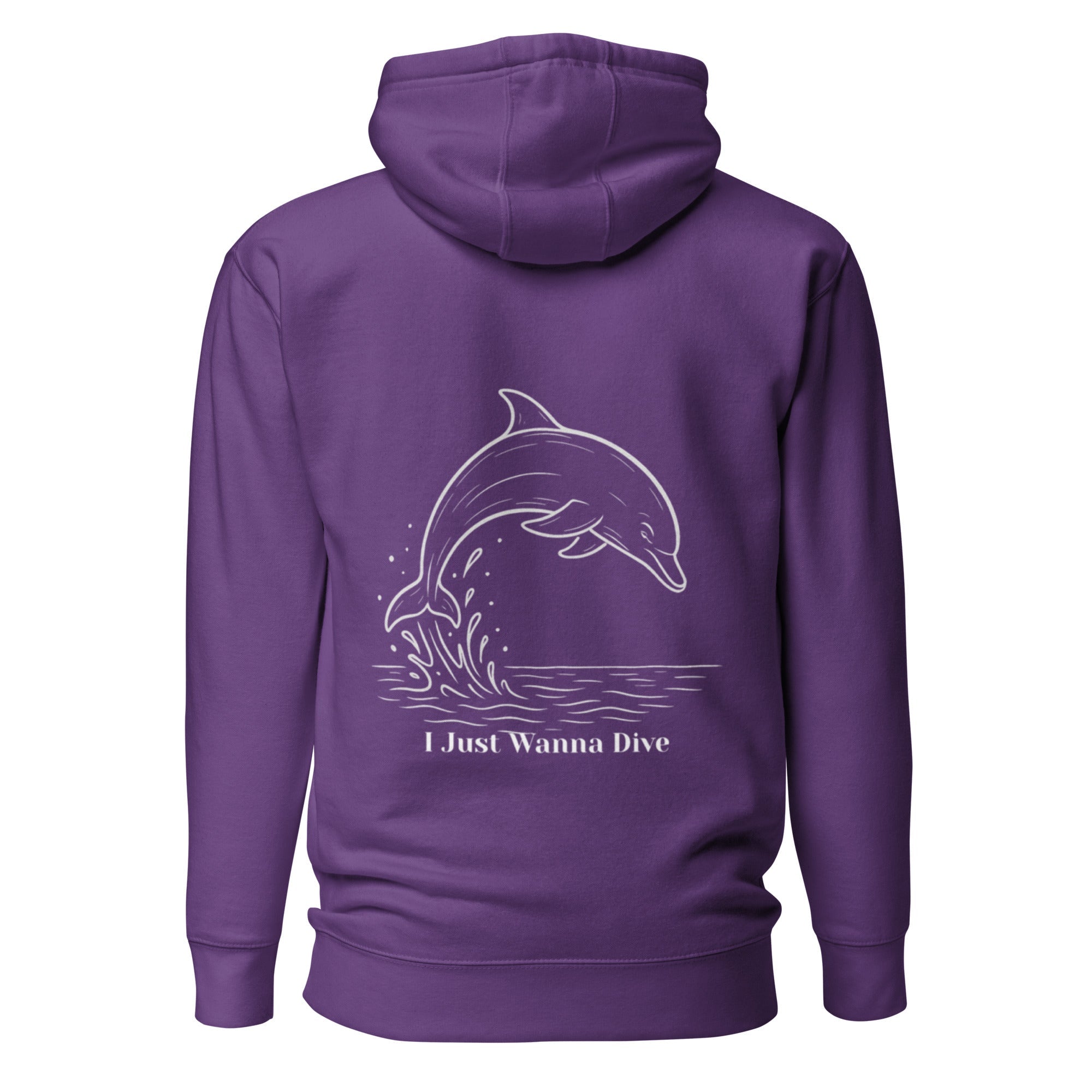 Dolphin Unisex Hoodie - Carolina Blue - The Elise Emporium
