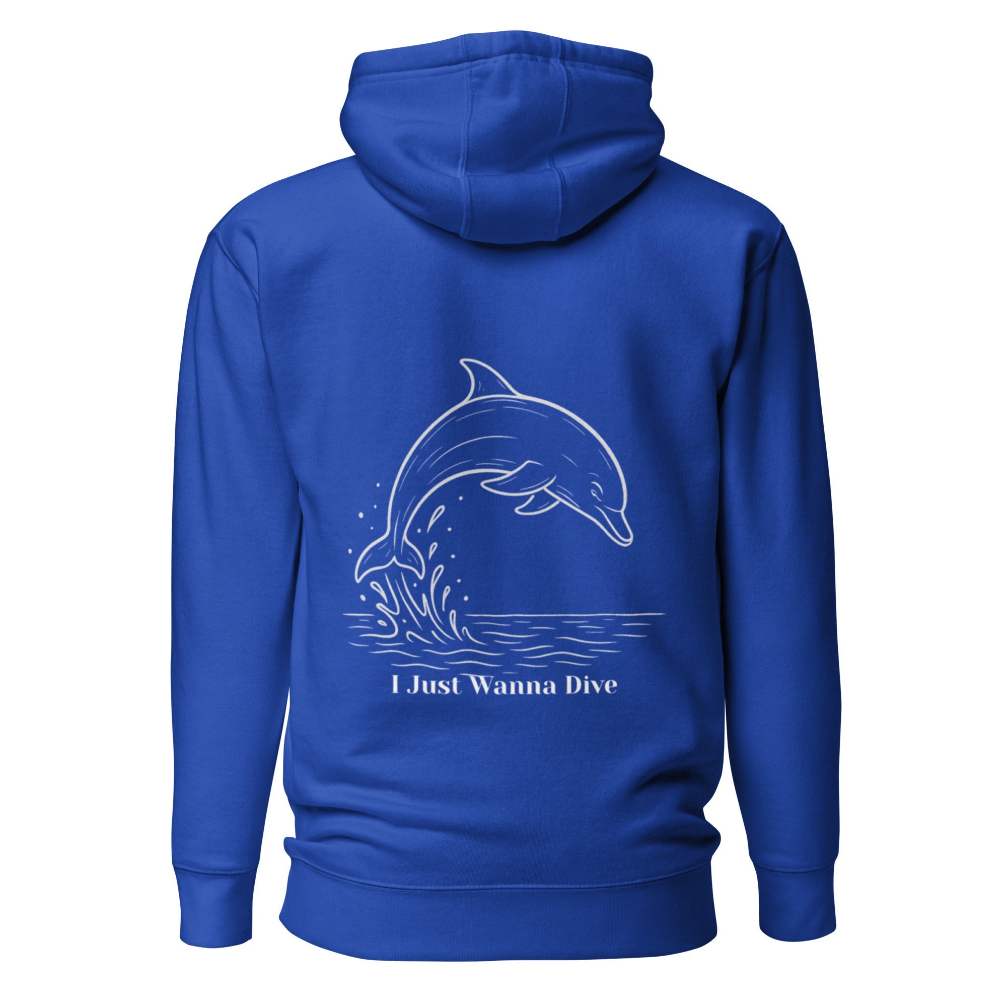 Dolphin Unisex Hoodie - Carolina Blue - The Elise Emporium