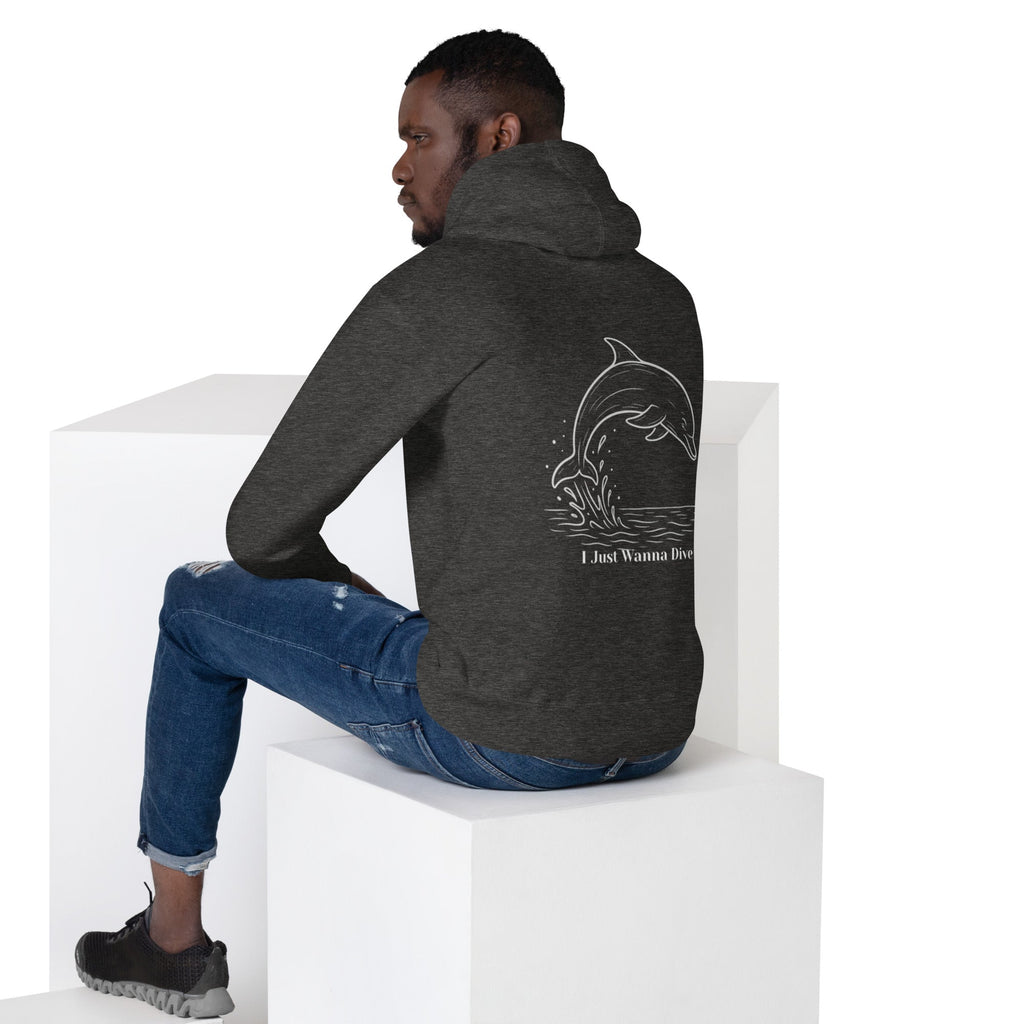 Dolphin Unisex Hoodie - Carolina Blue - The Elise Emporium