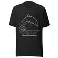 Dolphin Unisex T-Shirt - Black Heather - The Elise Emporium