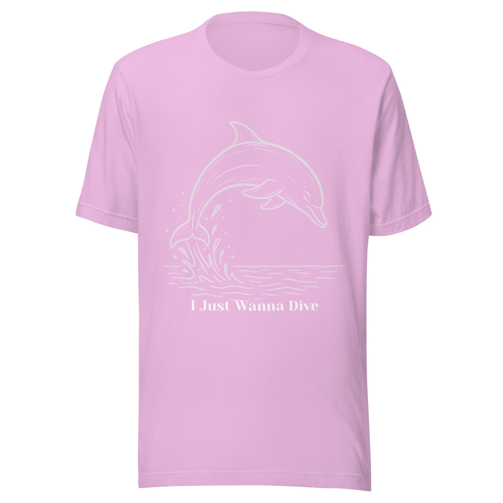 Dolphin Unisex T-Shirt - Lilac - The Elise Emporium