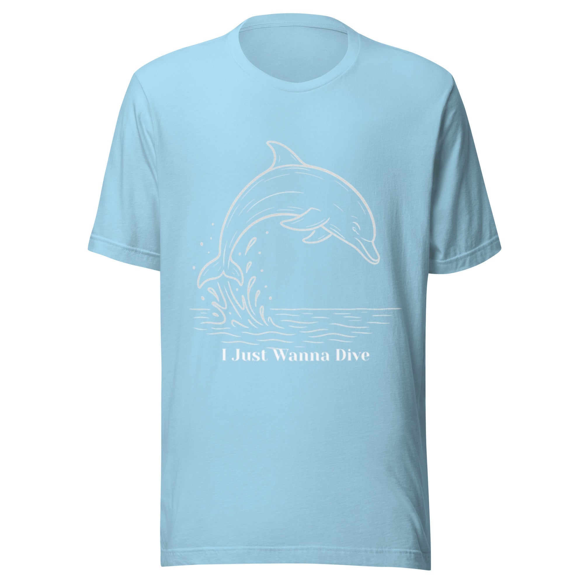 Dolphin Unisex T-Shirt - Ocean Blue - The Elise Emporium