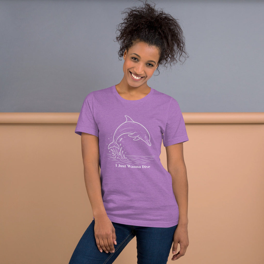 Dolphin Unisex T-Shirt - Ocean Blue - The Elise Emporium