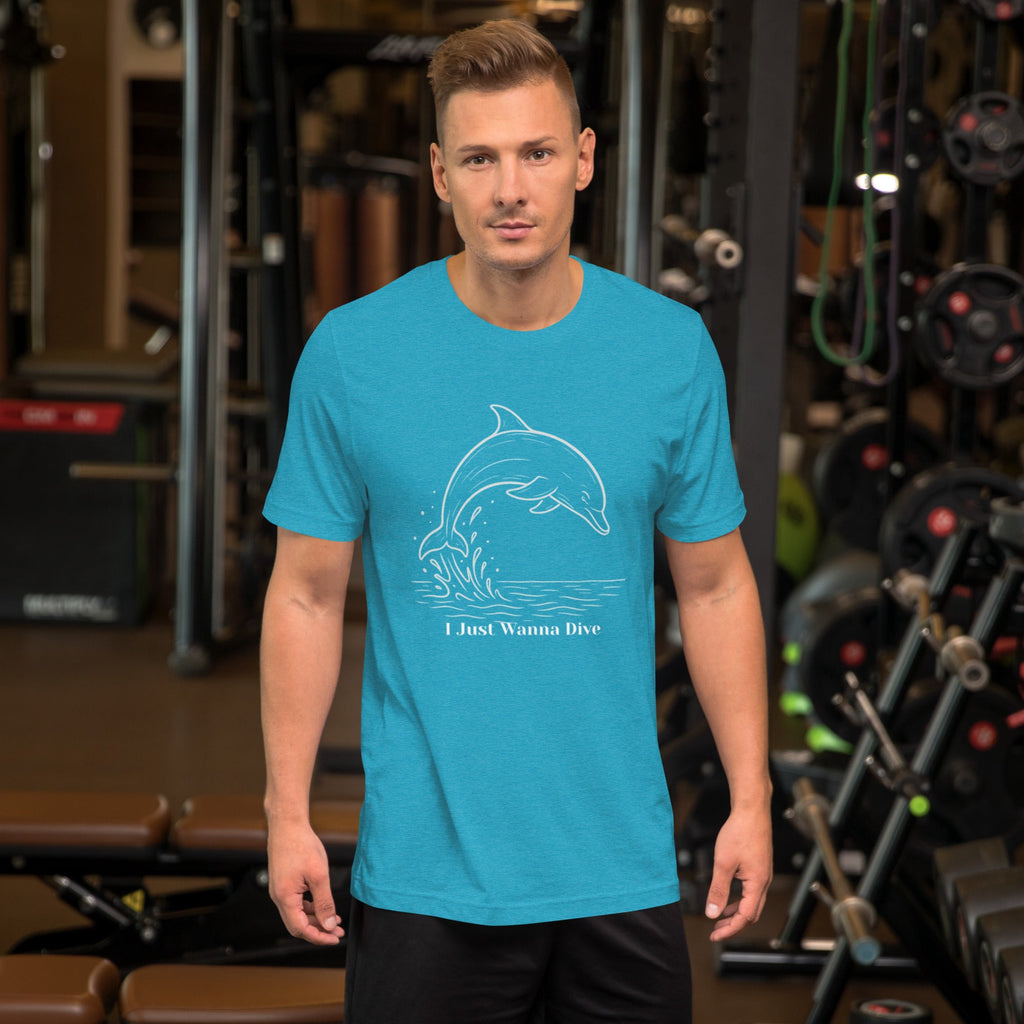 Dolphin Unisex T-Shirt - Ocean Blue - The Elise Emporium