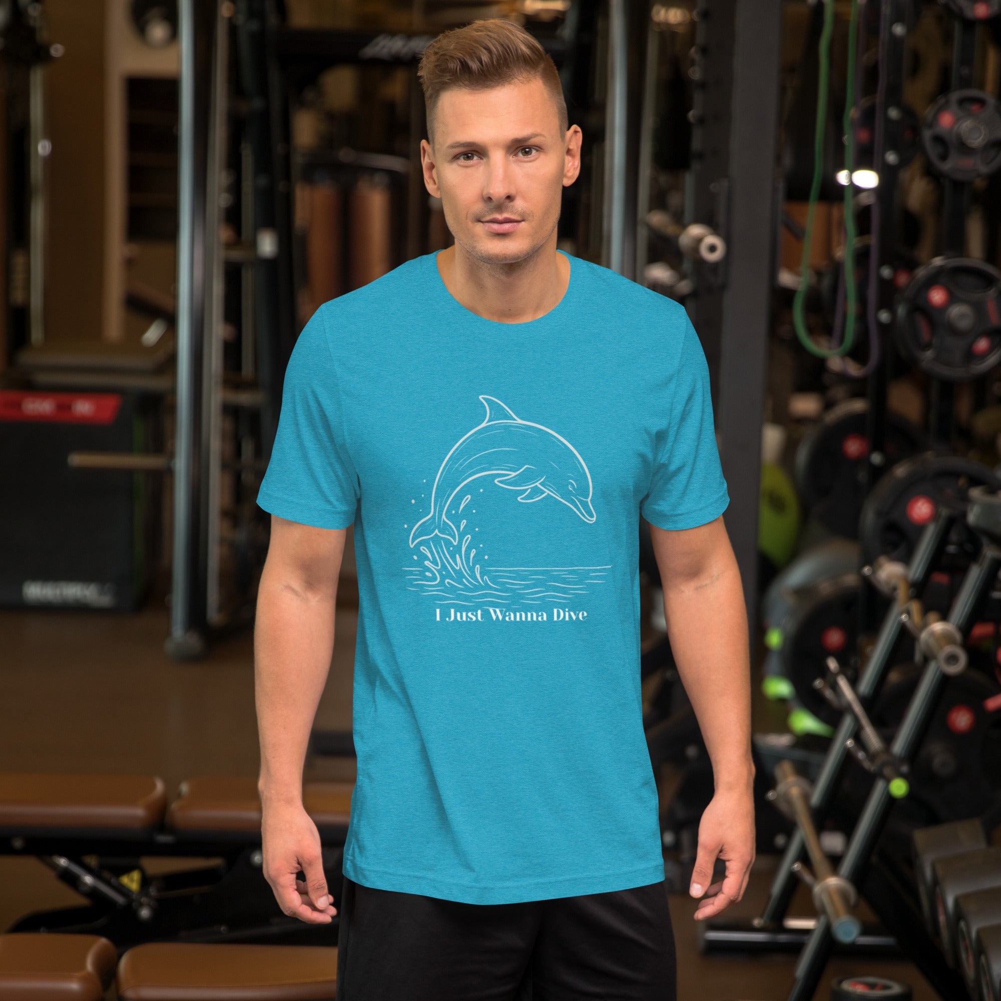 Dolphin Unisex T-Shirt - Ocean Blue - The Elise Emporium