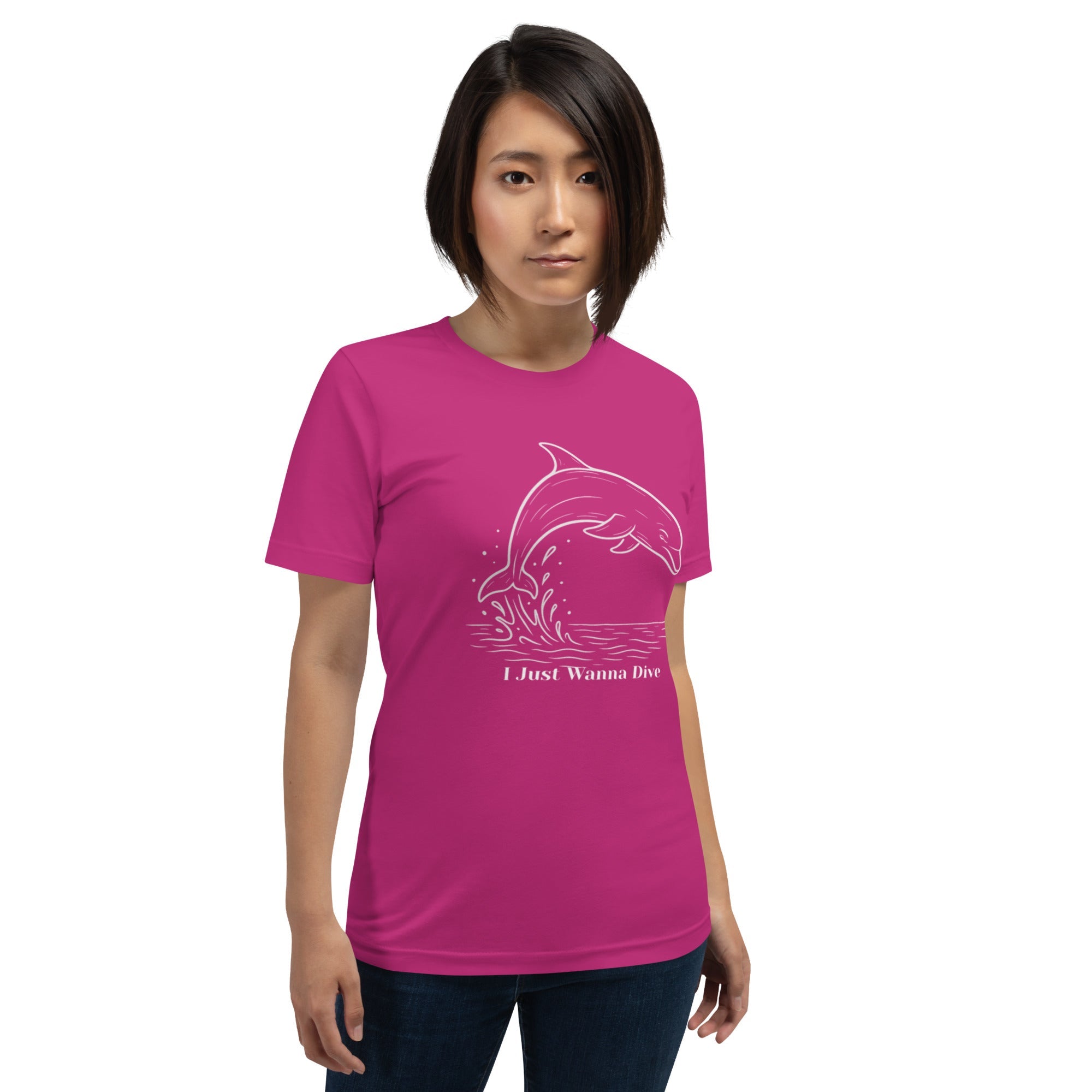 Dolphin Unisex T-Shirt - Ocean Blue - The Elise Emporium
