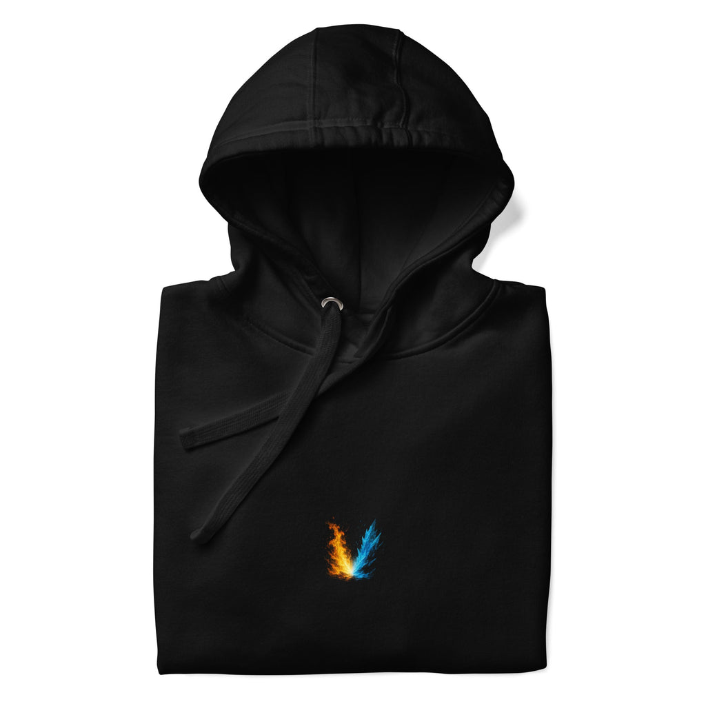 Fire & Ice Unisex Hoodie - S - The Elise Emporium