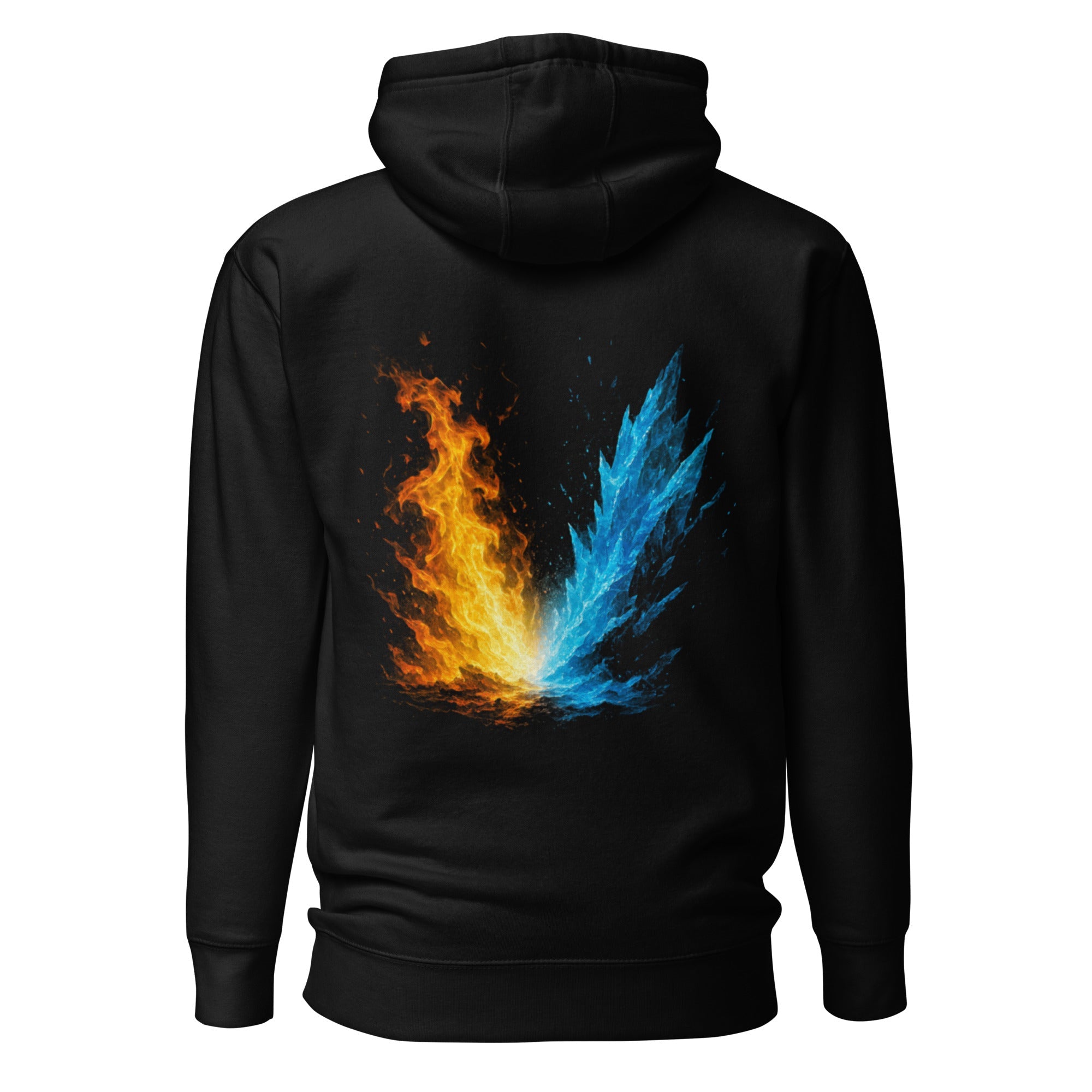 Fire & Ice Unisex Hoodie - S - The Elise Emporium