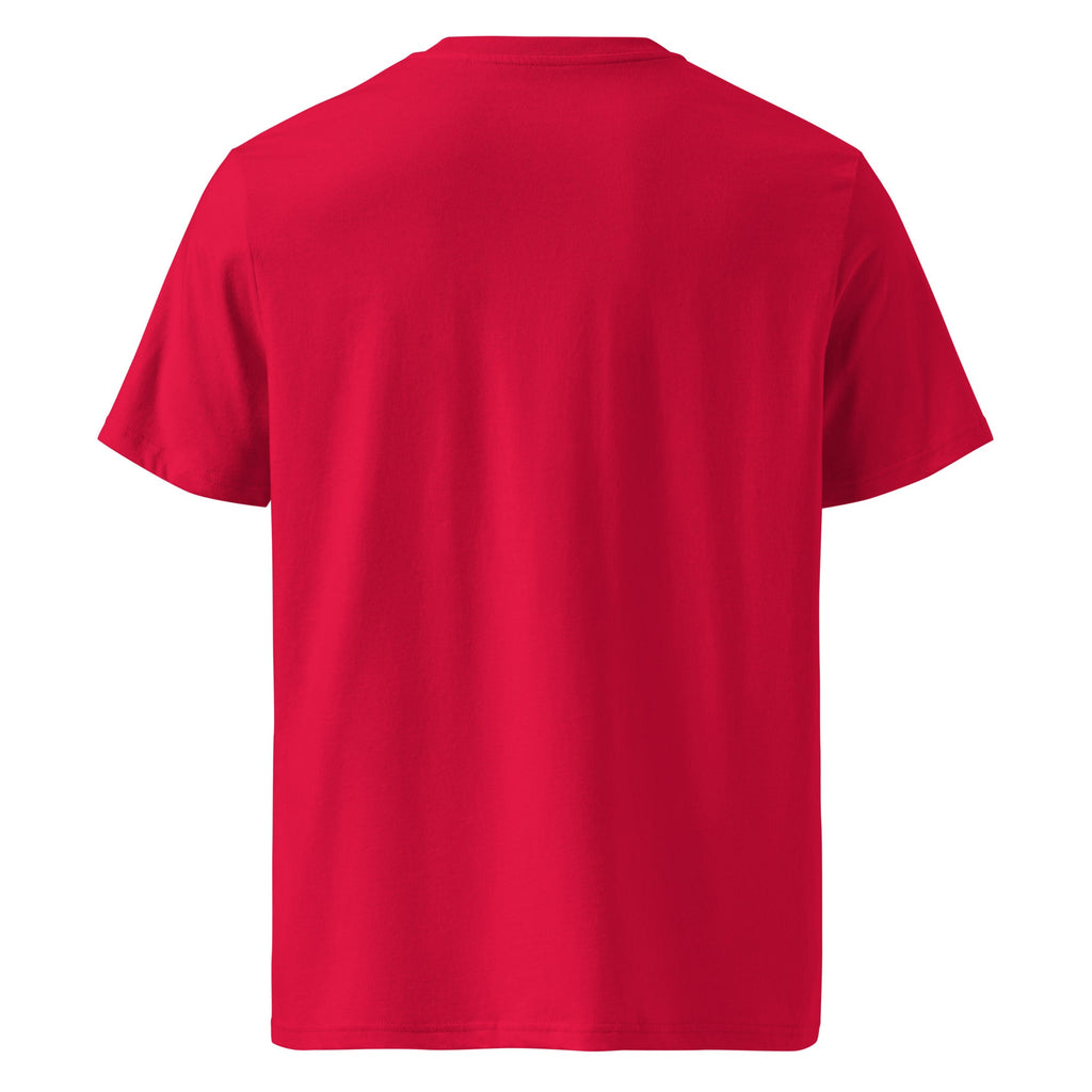 Football themed Unisex Organic Cotton Creator 2.0 T-Shirt - White - The Elise Emporium