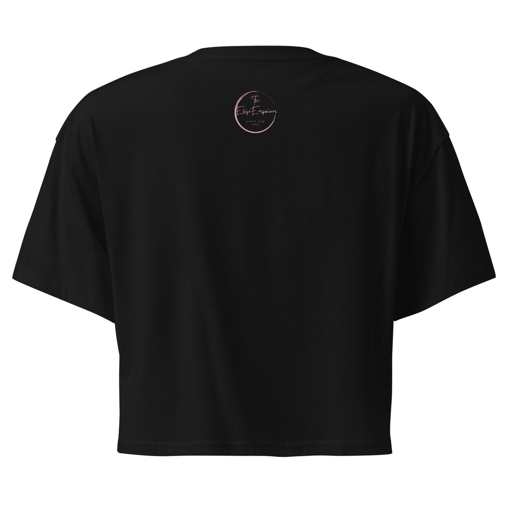 I Cherry - ish You Crop Top - White - The Elise Emporium