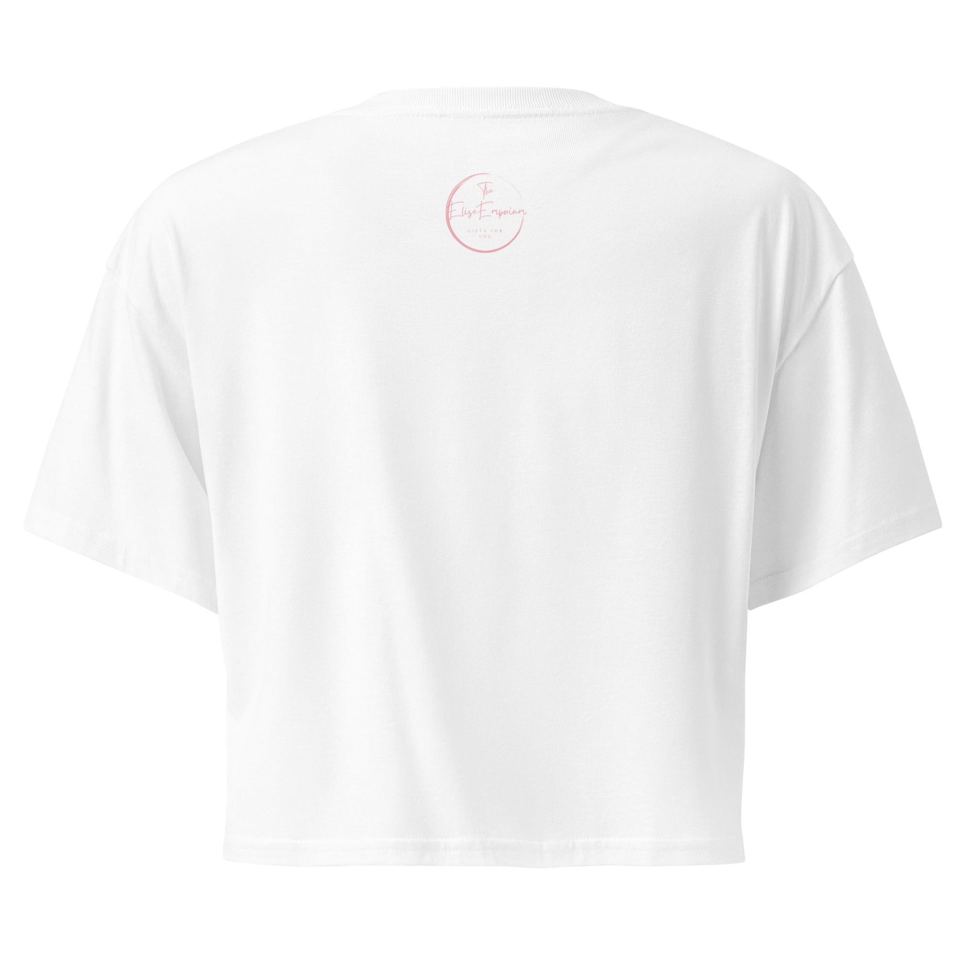 I Cherry - ish You Crop Top - White - The Elise Emporium