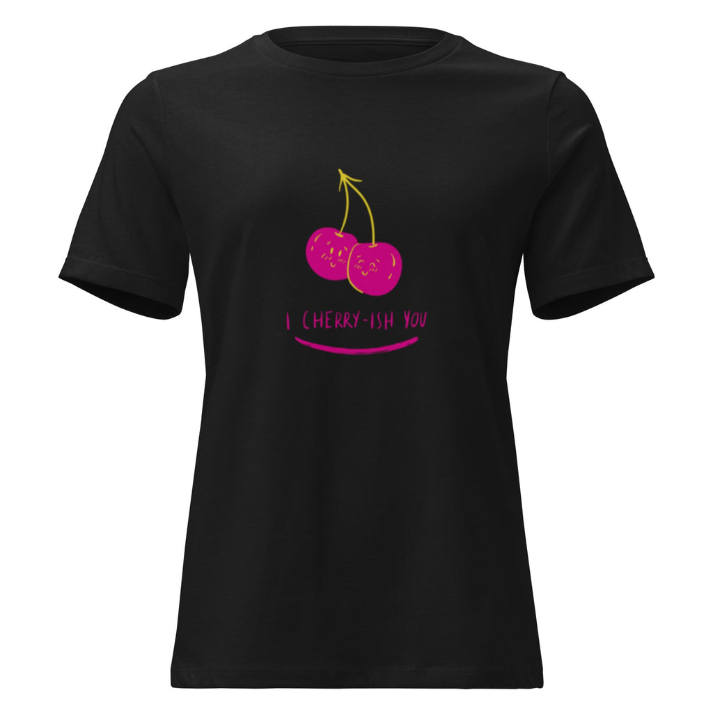 I Cherry - ish You Women's Relaxed T-Shirt - S - The Elise Emporium