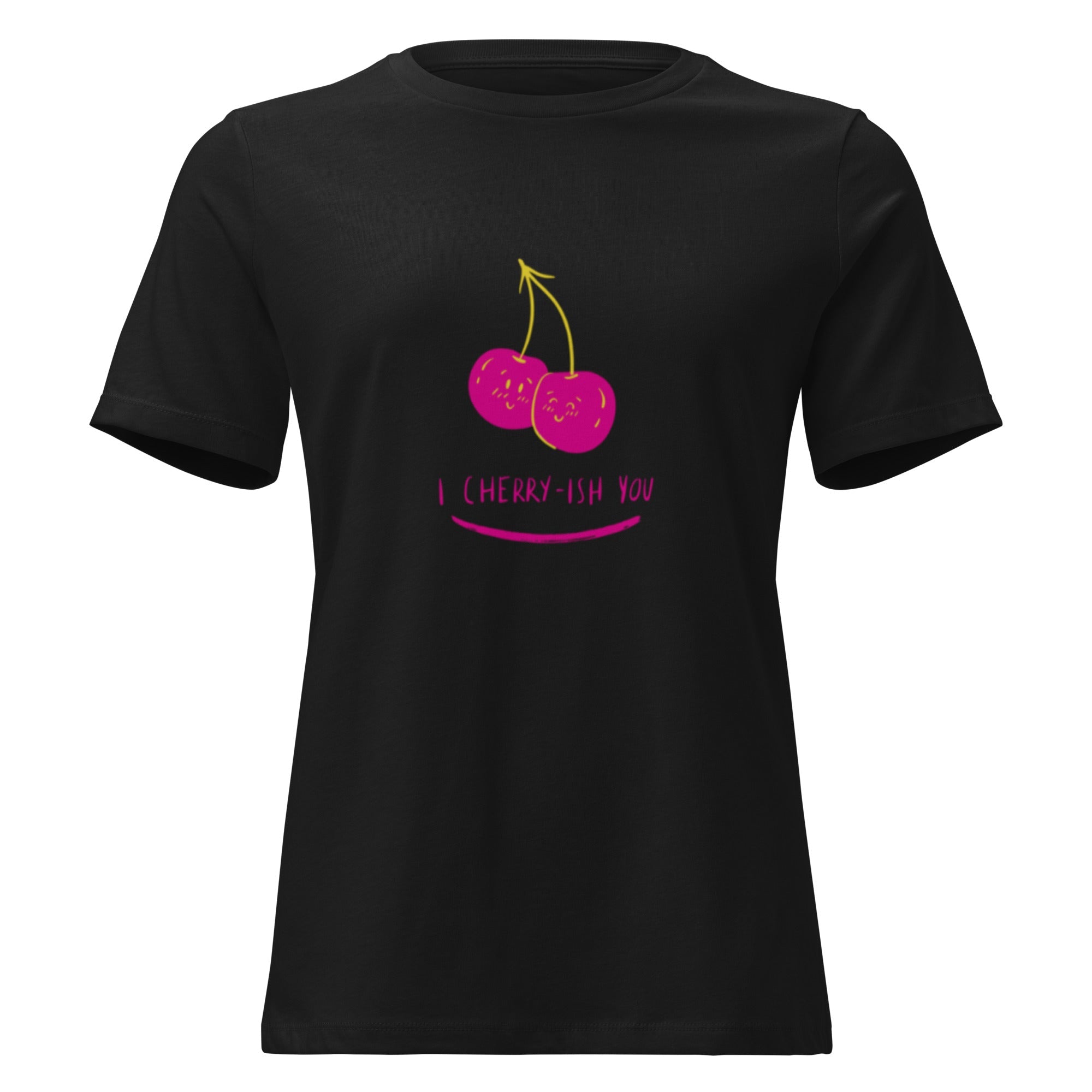 I Cherry - ish You Women's Relaxed T-Shirt - S - The Elise Emporium
