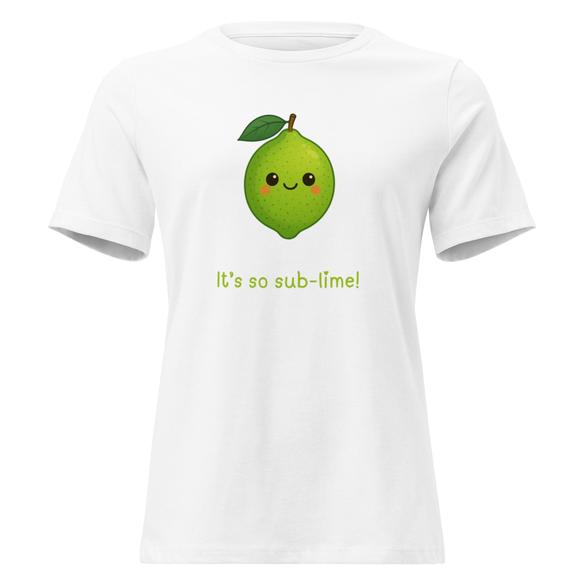 It's So Sublime Women's Relaxed T-Shirt - White - The Elise Emporium