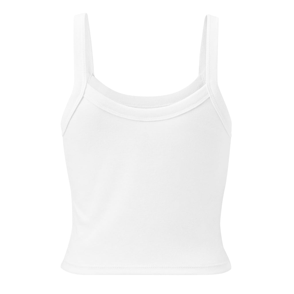 Life's a Peach Tank Top - Solid White Blend - The Elise Emporium