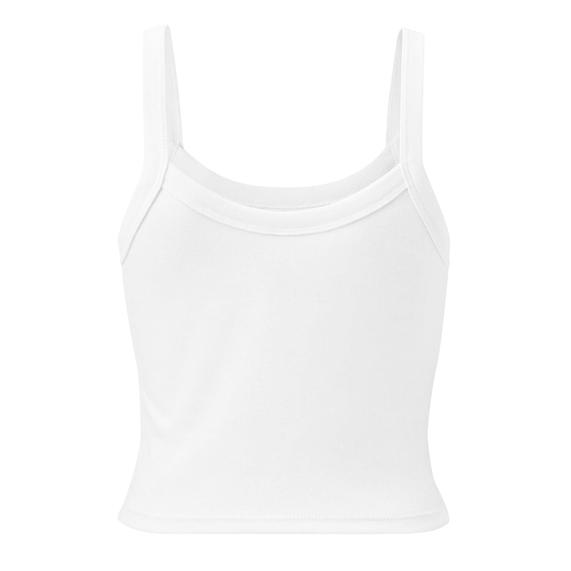 Line Art Face Tank Top - Solid White Blend - The Elise Emporium