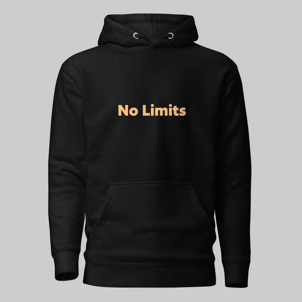No Limits Unisex Hoodie - Black - The Elise Emporium