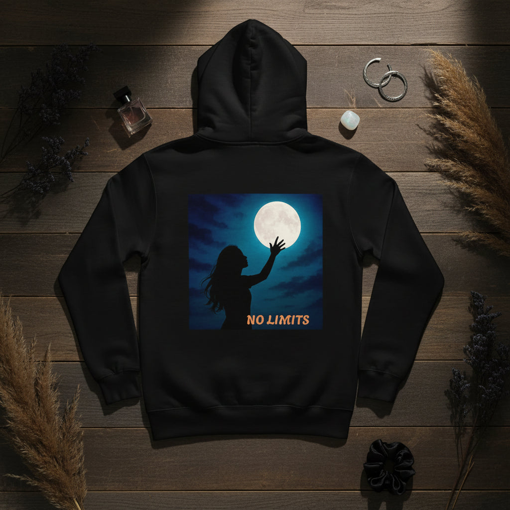 No Limits Unisex Hoodie - Black - The Elise Emporium
