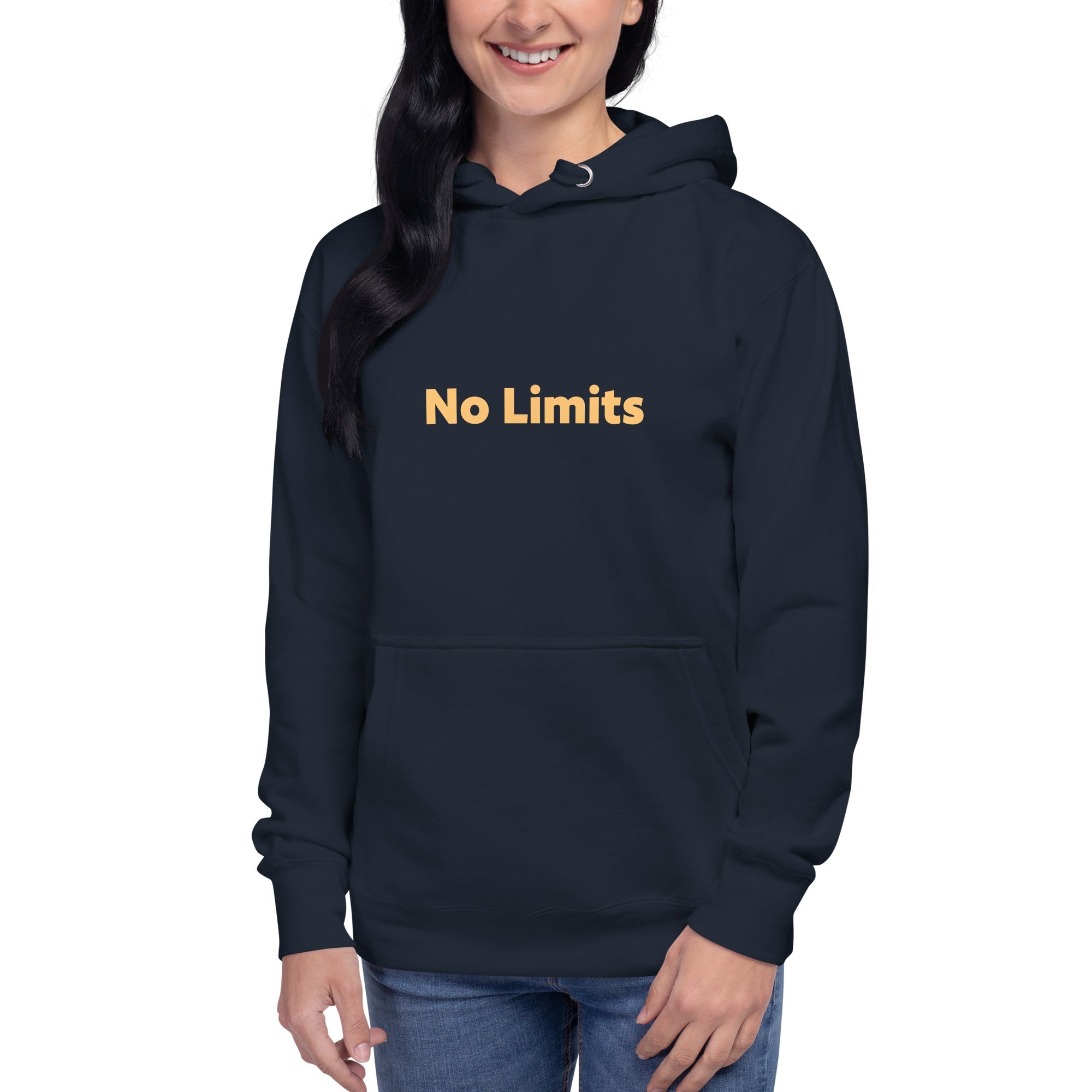 No Limits Unisex Hoodie - Navy Blazer - The Elise Emporium