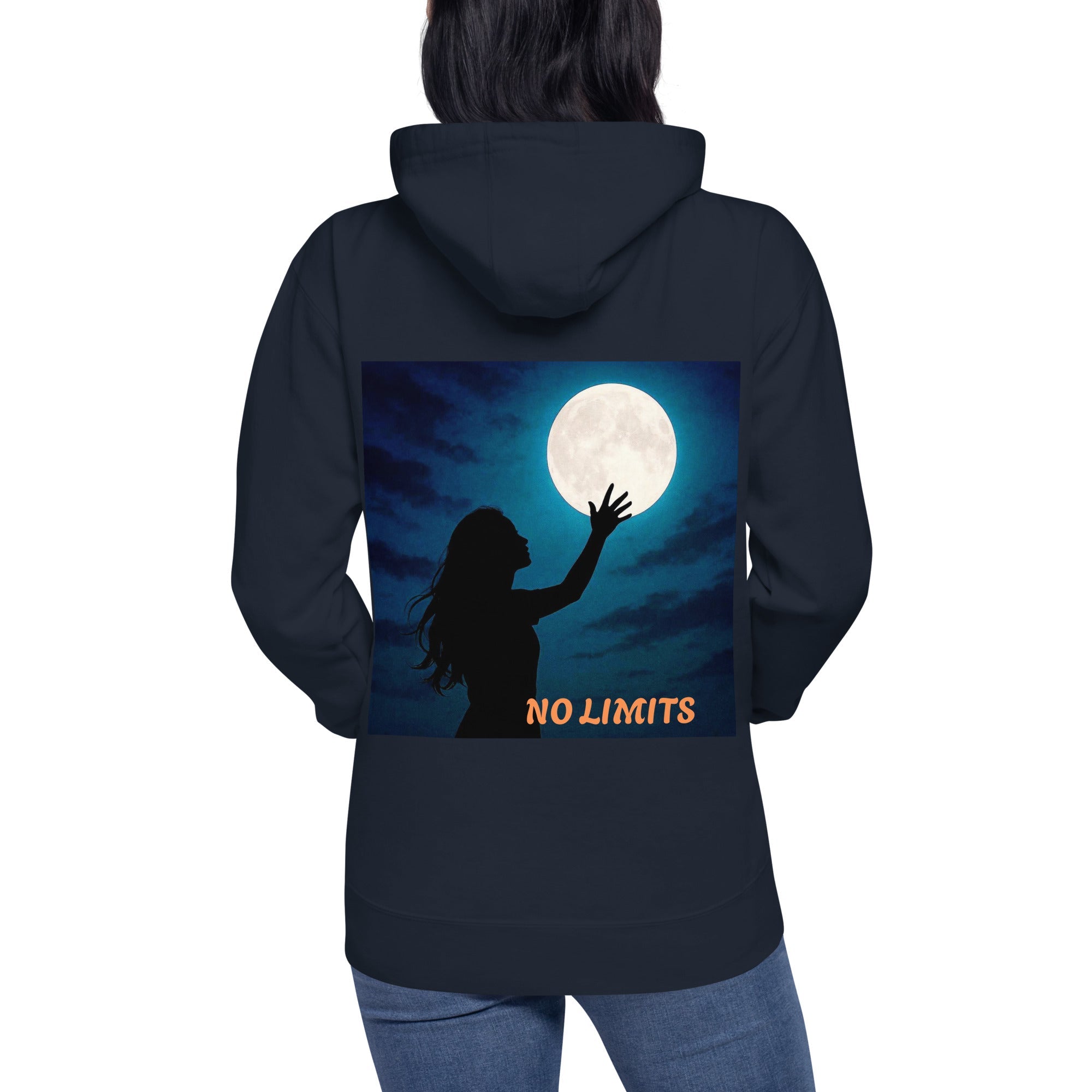 No Limits Unisex Hoodie - Navy Blazer - The Elise Emporium
