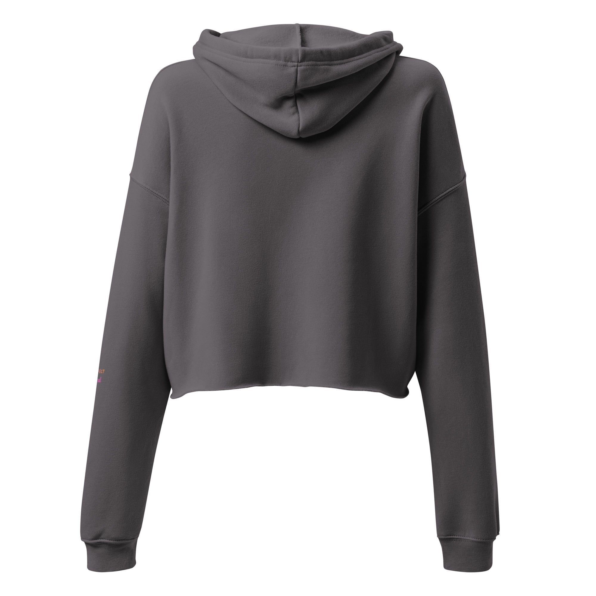 Not Perfect Just Real Crop Hoodie - S - The Elise Emporium