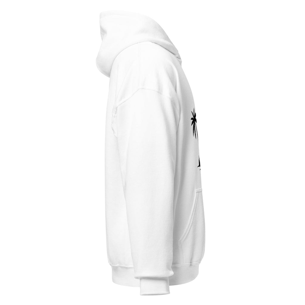Palm Tree Unisex Hoodie - White - The Elise Emporium