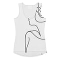 Rose Line Art Tank Top - XS - The Elise Emporium