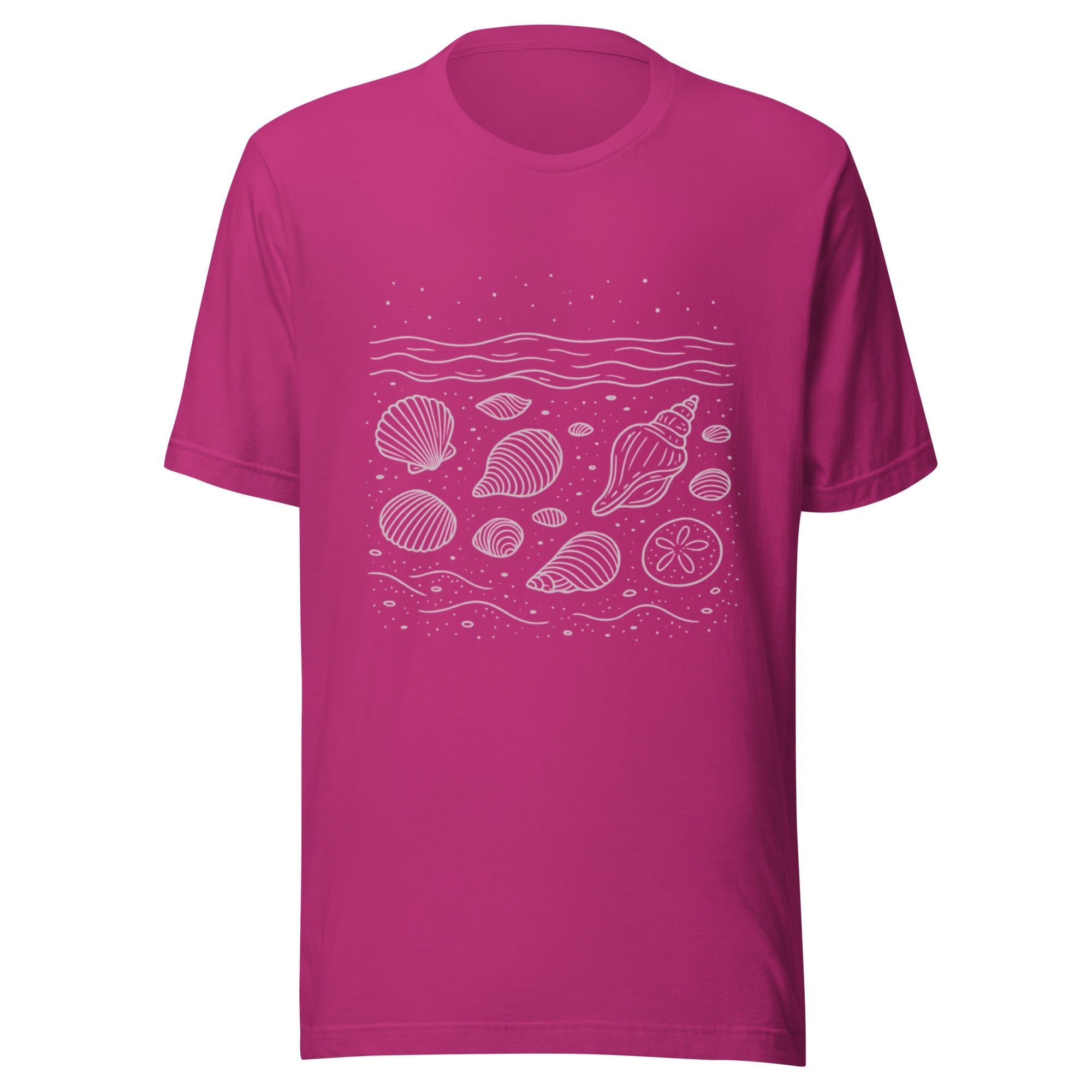 Shells Unisex T-Shirt - Berry - The Elise Emporium