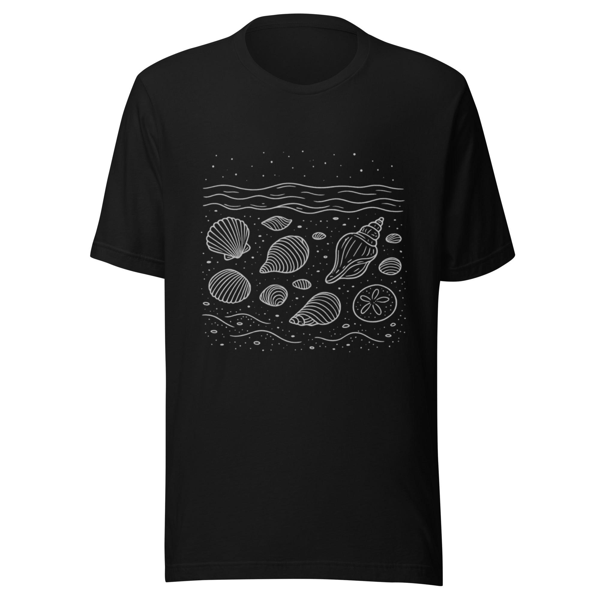 Shells Unisex T-Shirt - Black - The Elise Emporium