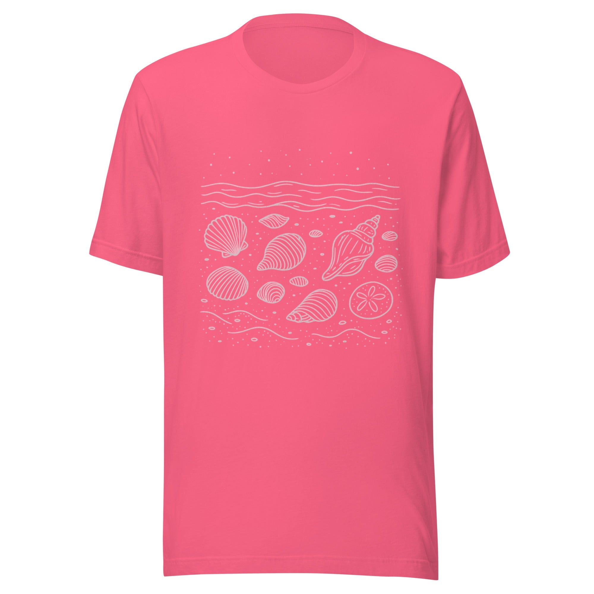 Shells Unisex T-Shirt - Charity Pink - The Elise Emporium