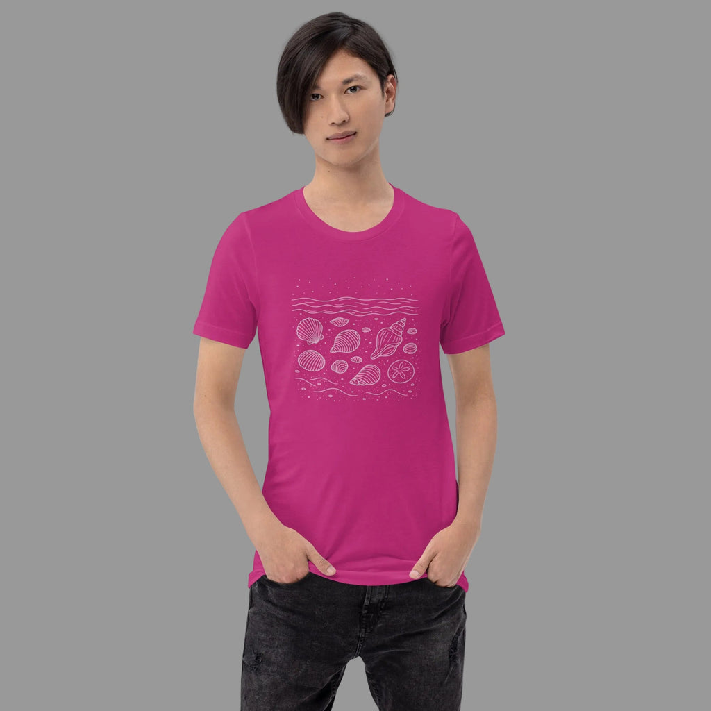 Shells Unisex T-Shirt - Lilac - The Elise Emporium