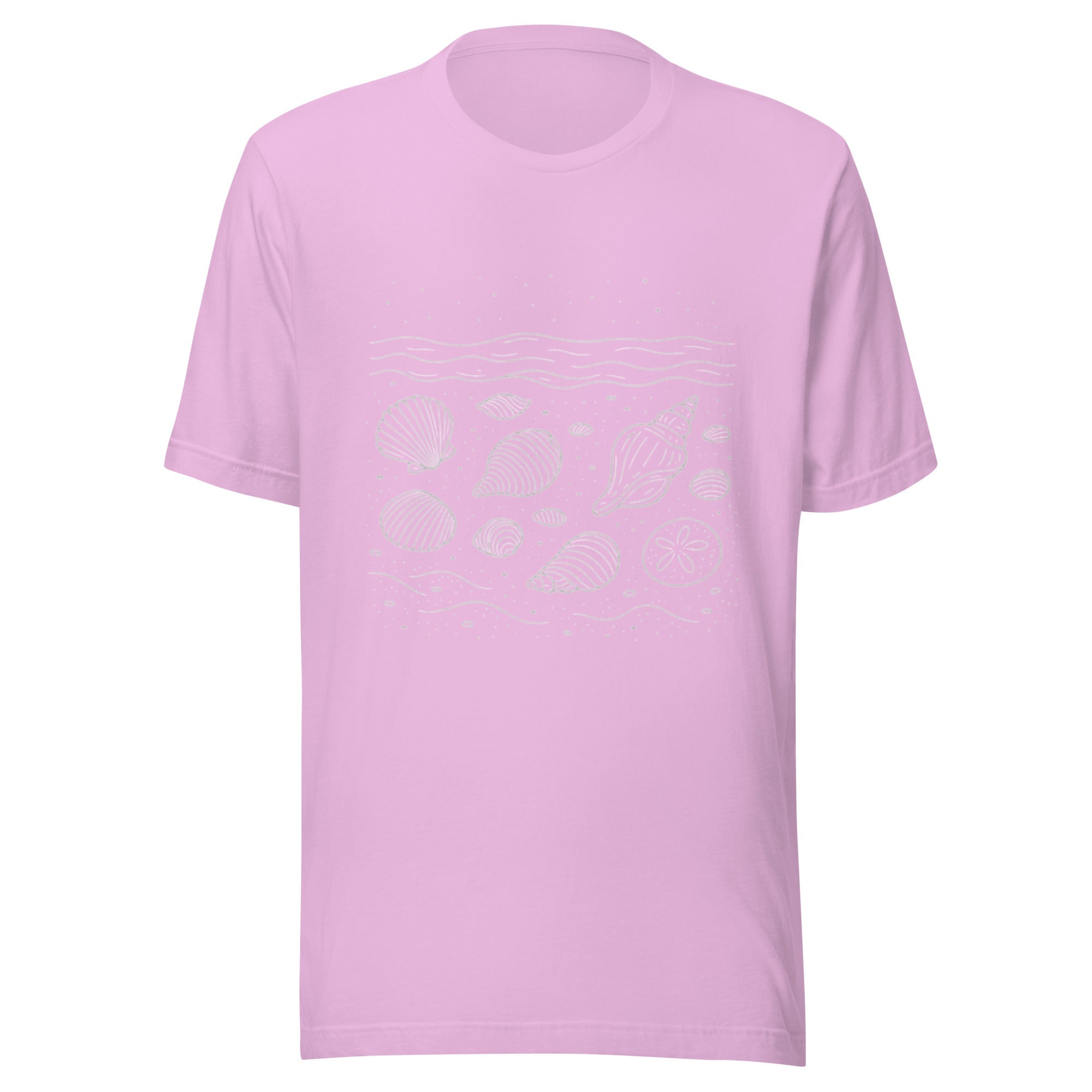 Shells Unisex T-Shirt - Lilac - The Elise Emporium