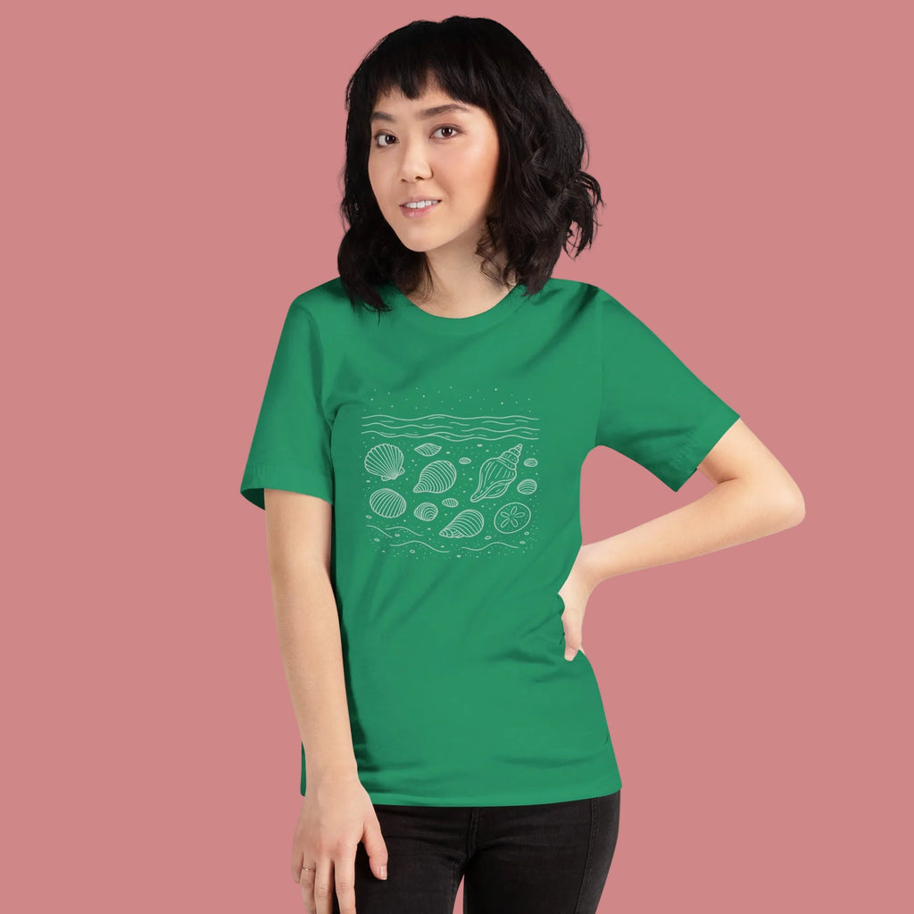 Shells Unisex T-Shirt - Lilac - The Elise Emporium