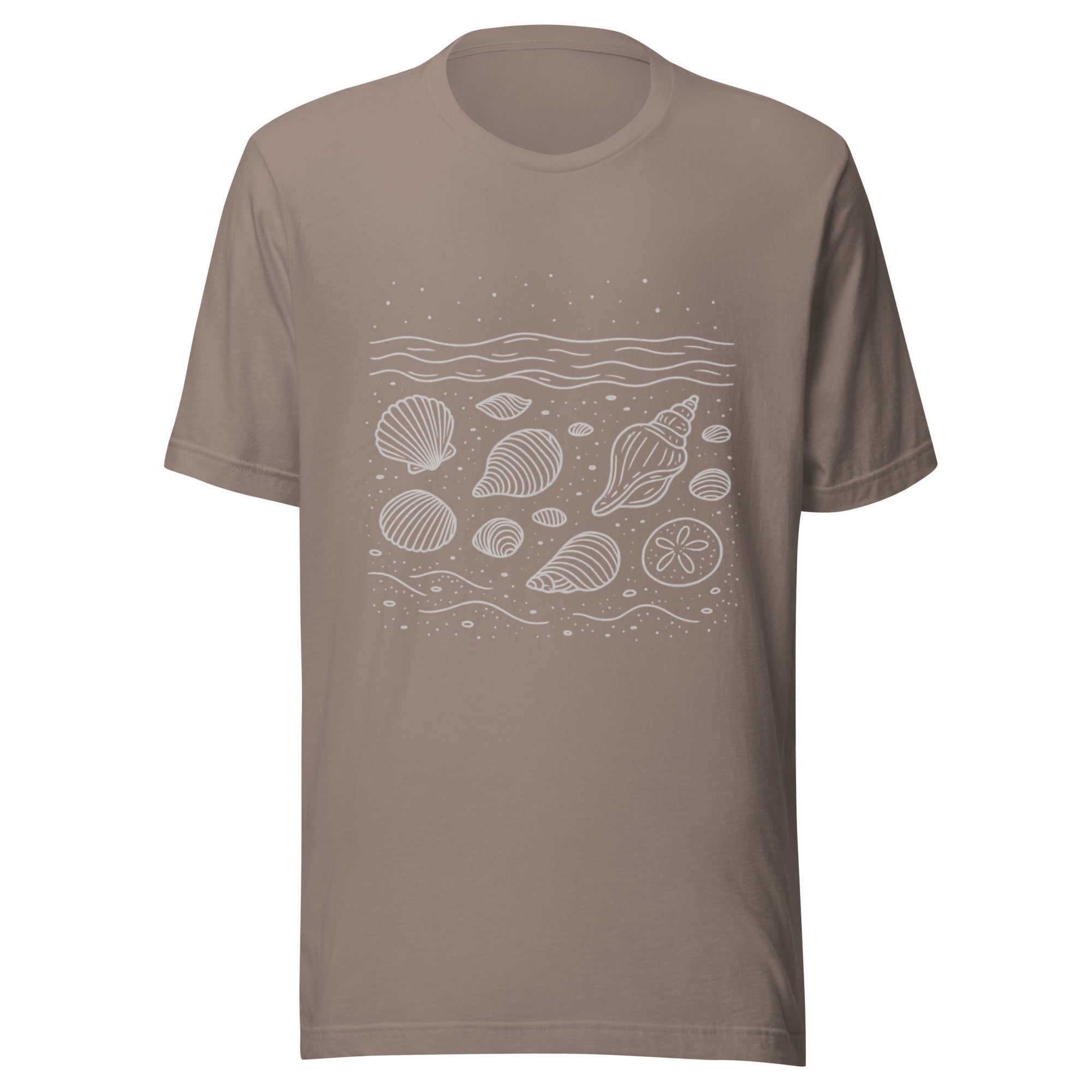 Shells Unisex T-Shirt - Pebble - The Elise Emporium