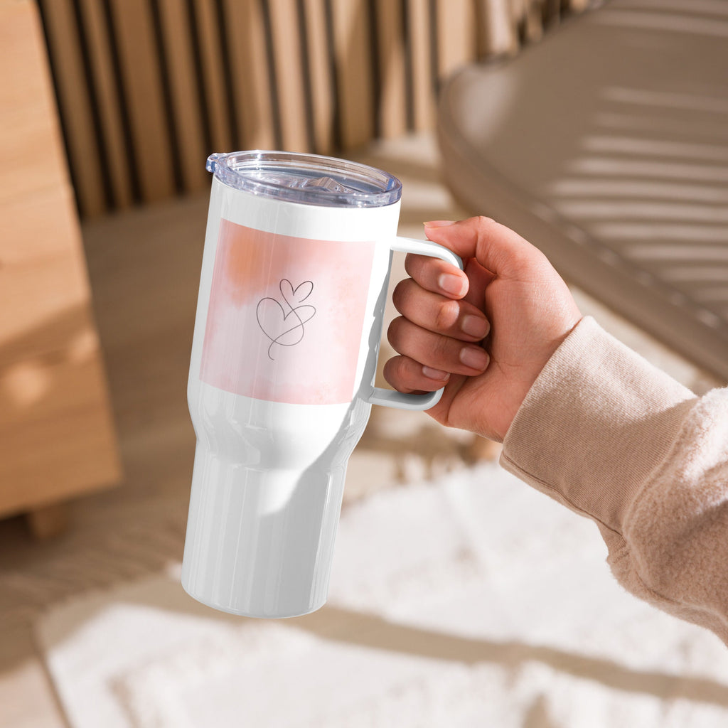 Travel mug with a handle - 25 oz - The Elise Emporium