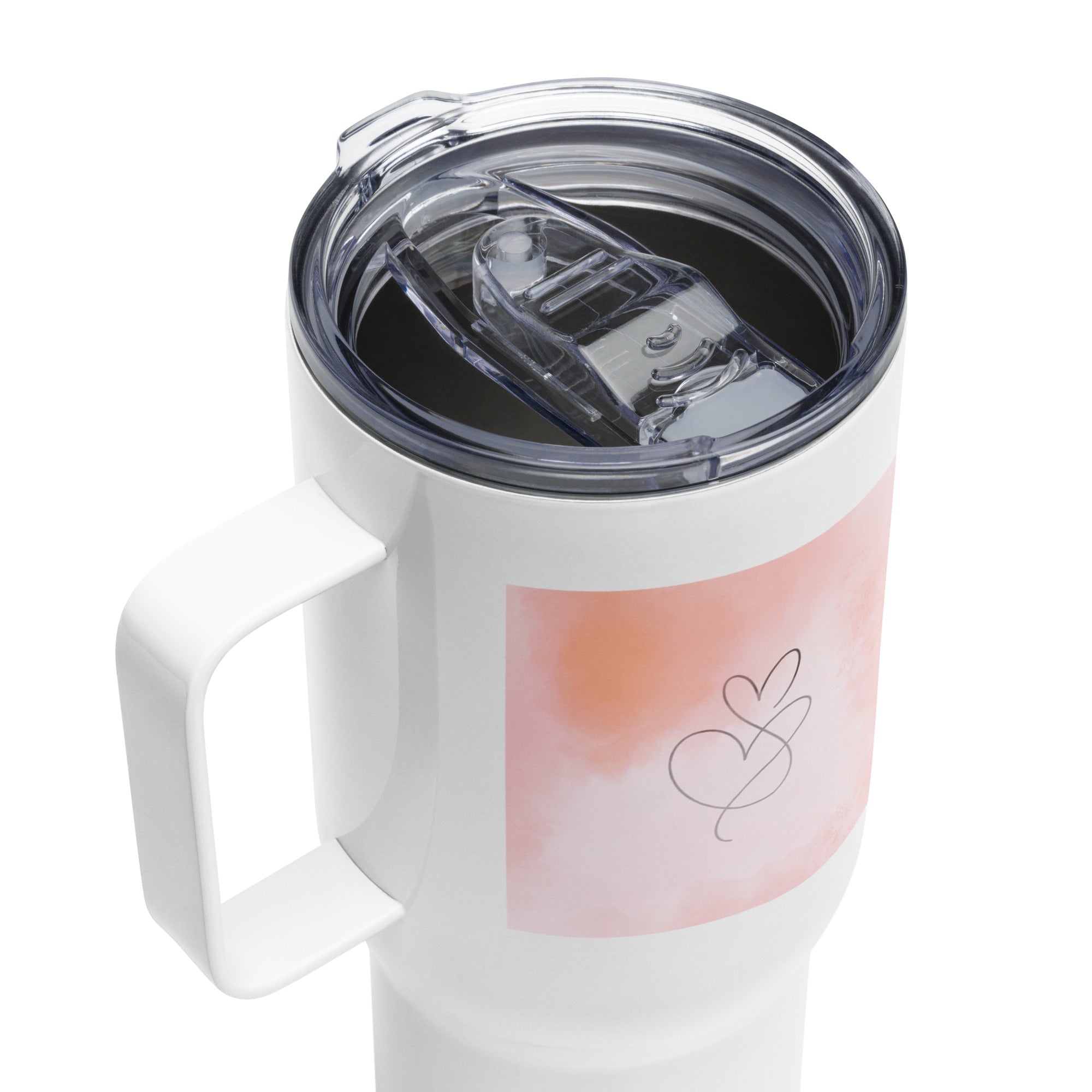 Travel mug with a handle - 25 oz - The Elise Emporium