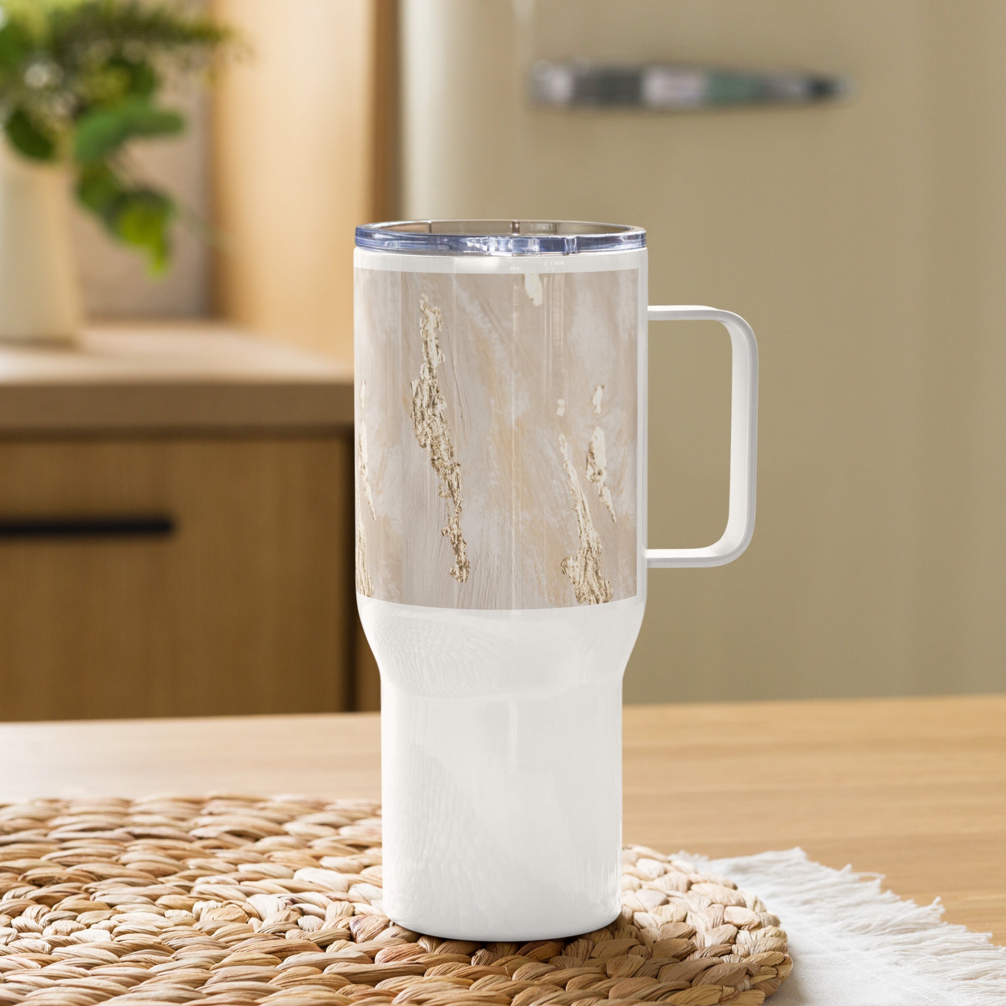 Travel mug with a handle - 25 oz - The Elise Emporium