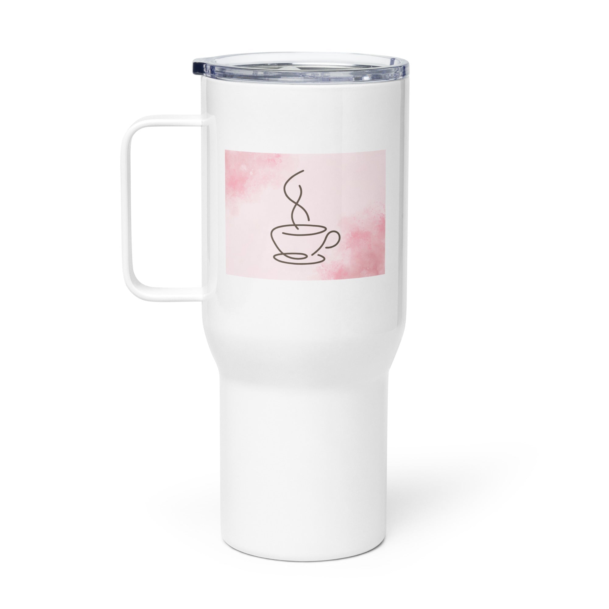 Travel mug with a handle - 25 oz - The Elise Emporium