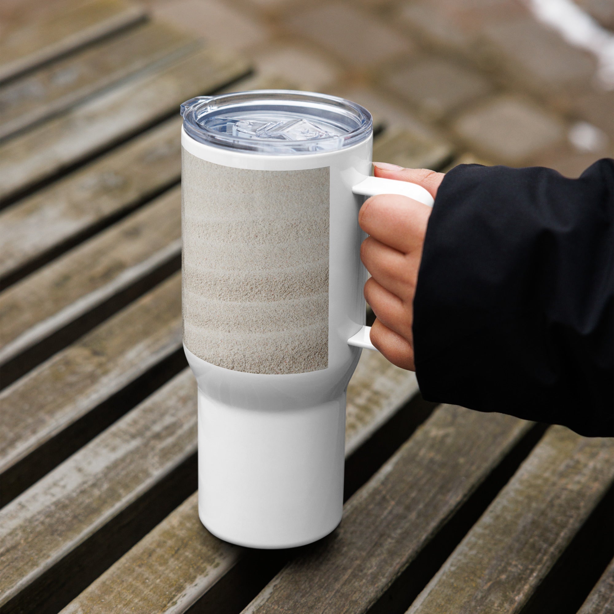 Travel mug with a handle - 40 oz - The Elise Emporium