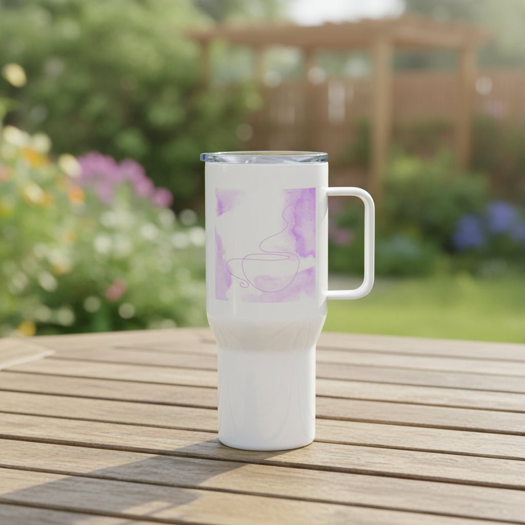 Travel mug with a handle - 40 oz - The Elise Emporium