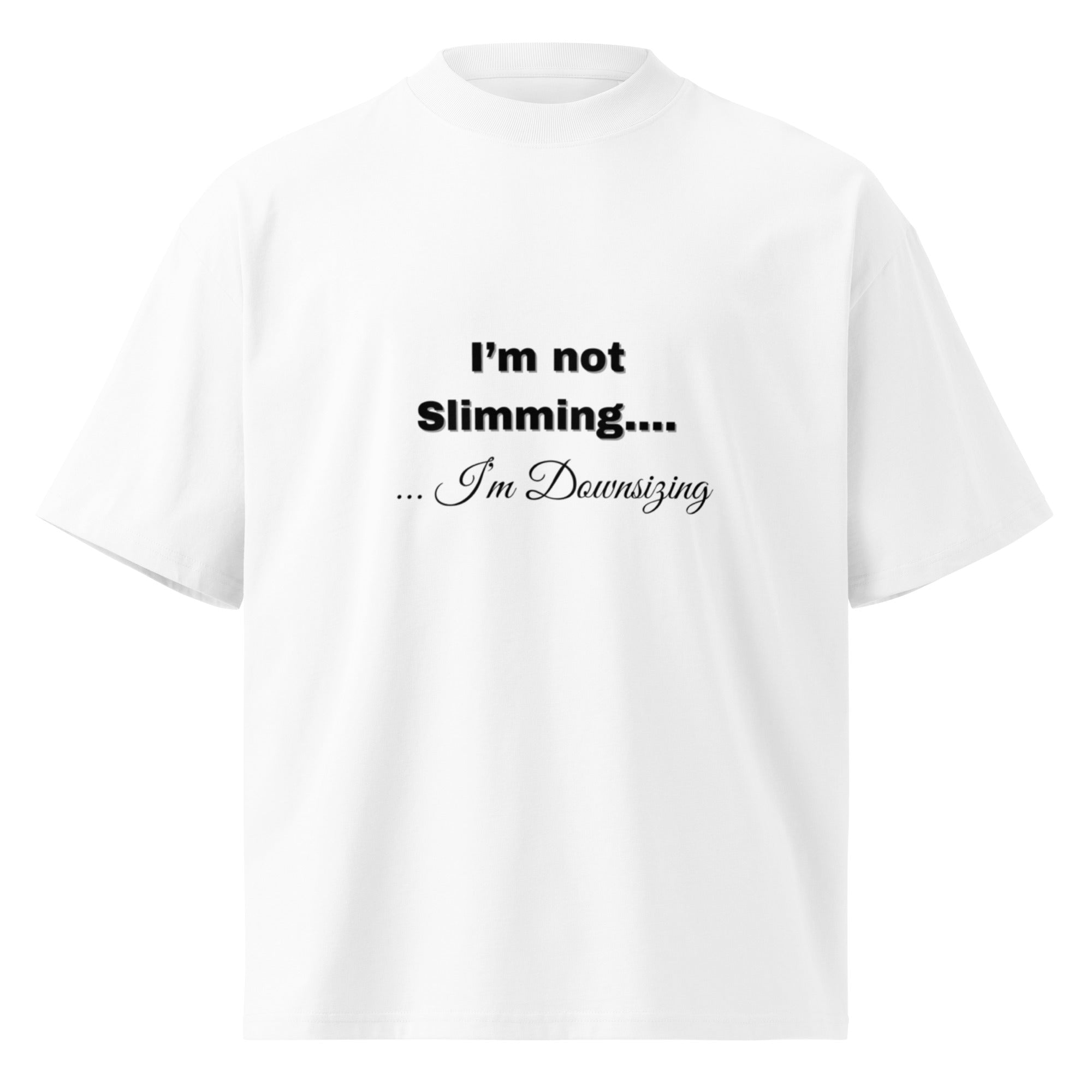 Unisex organic oversized high neck t-shirt - White - The Elise Emporium