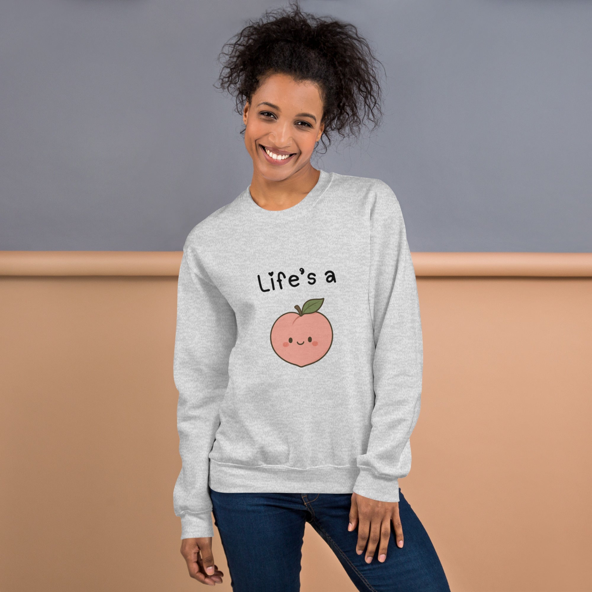 Unisex Sweatshirt - Ash - The Elise Emporium