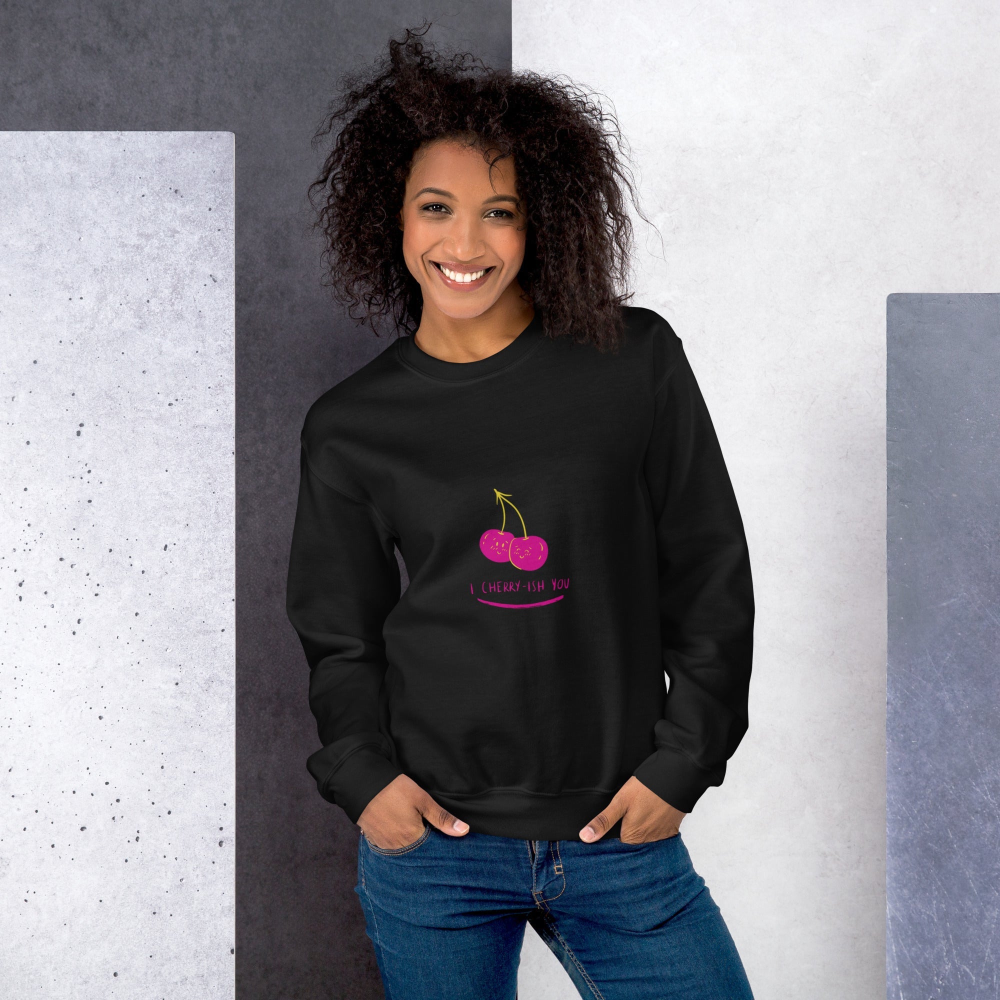 Unisex Sweatshirt - Black - The Elise Emporium