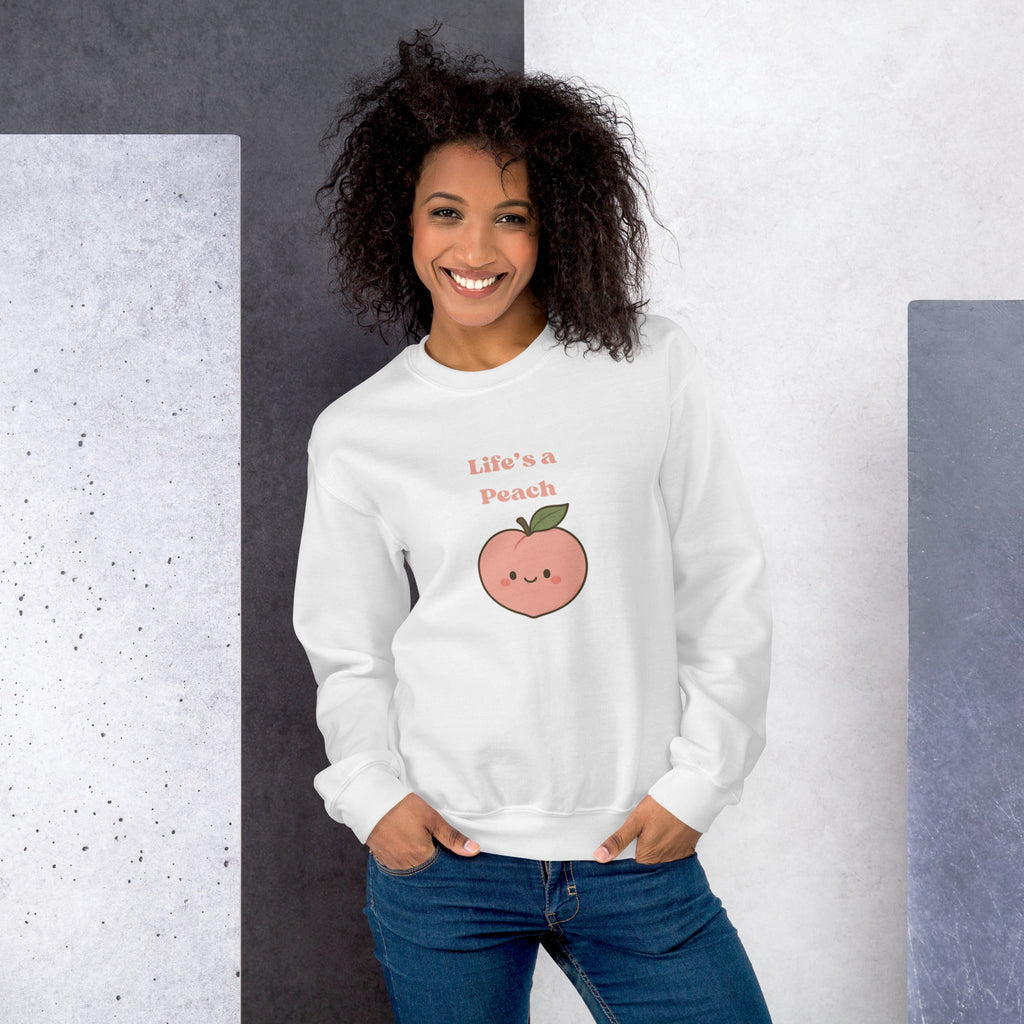 Unisex Sweatshirt - White - The Elise Emporium