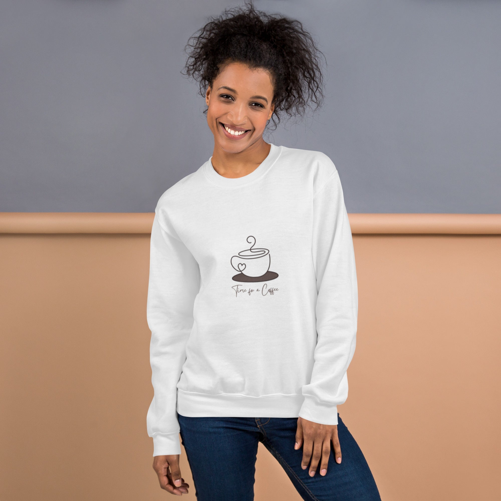 Unisex Sweatshirt - White - The Elise Emporium