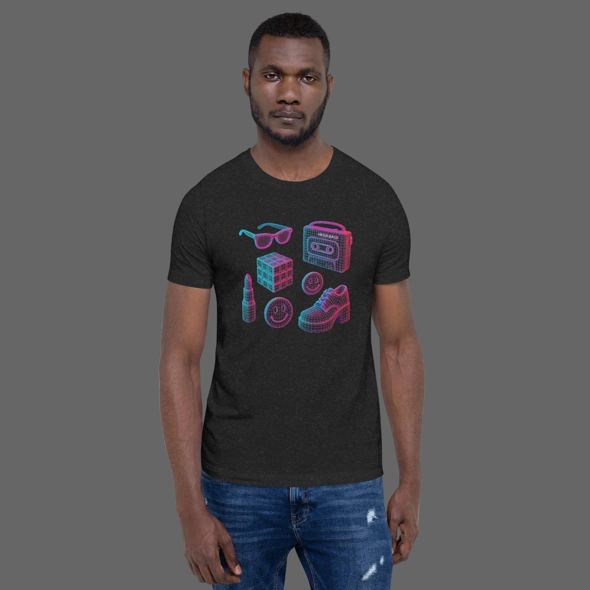 Unisex t-shirt - Black Heather - The Elise Emporium