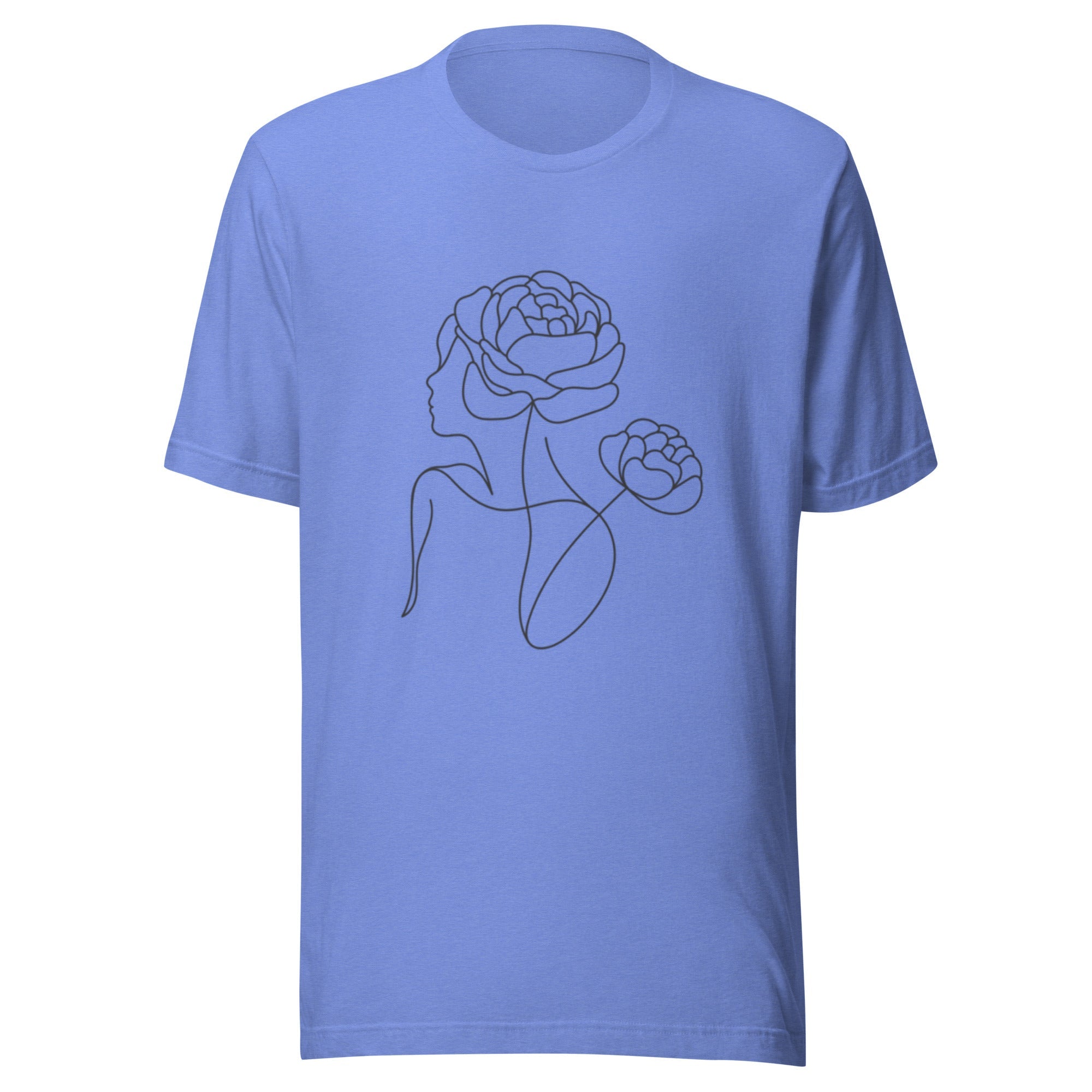 Unisex t-shirt - Heather Columbia Blue - The Elise Emporium