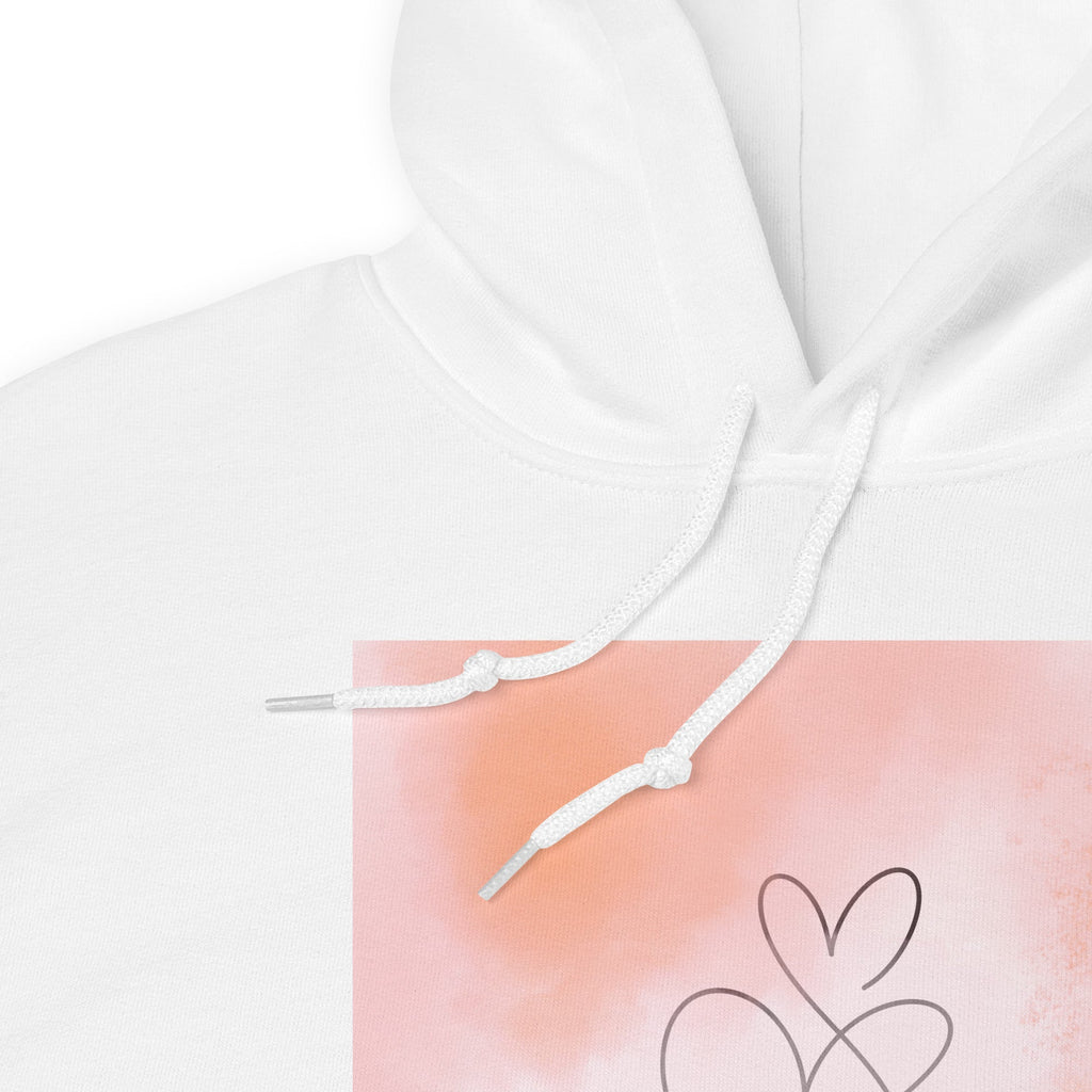 Watercolour Heart Unisex Hoodie - S - The Elise Emporium