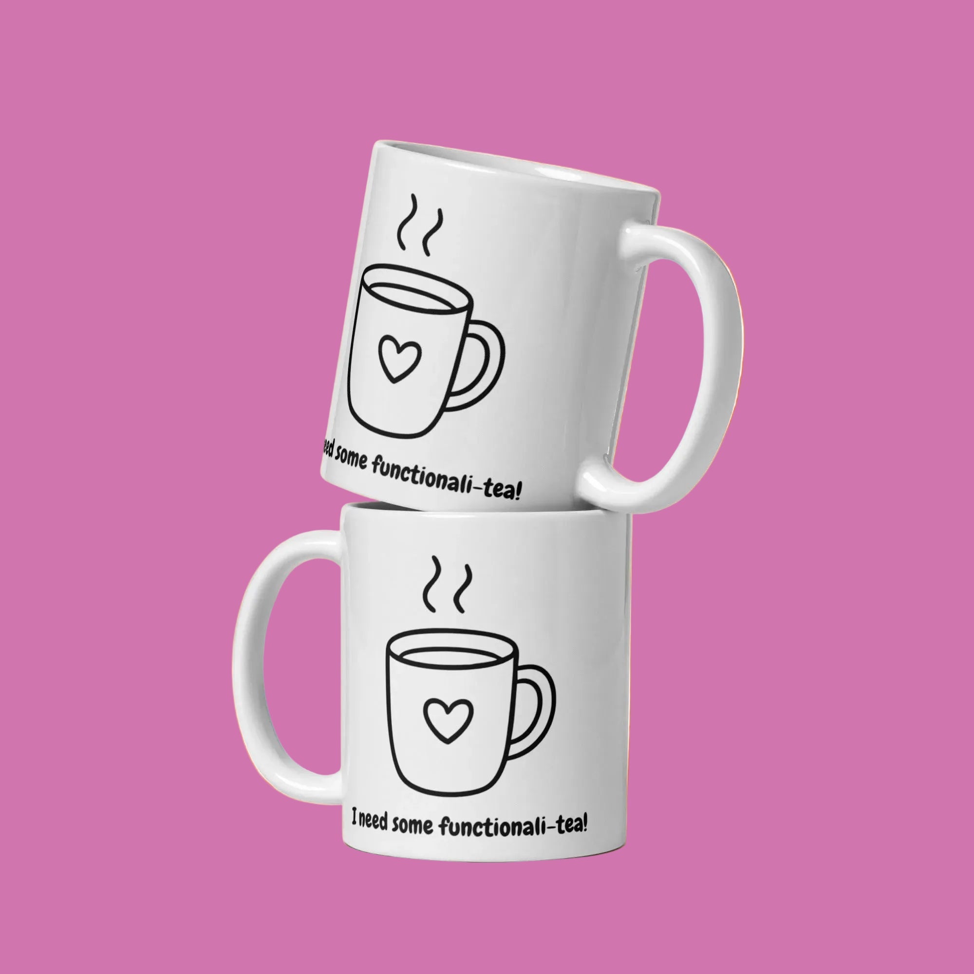 White glossy mug - 11 oz - The Elise Emporium