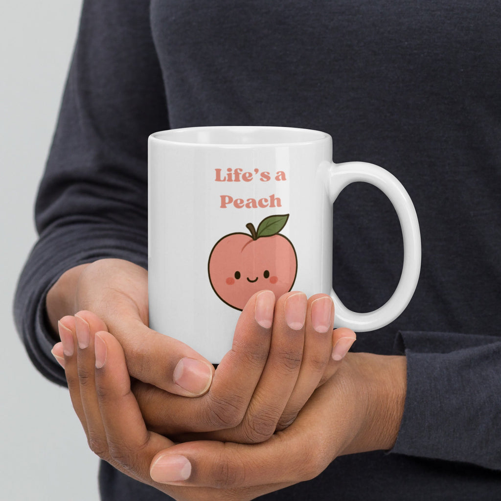White glossy mug - 11 oz - The Elise Emporium